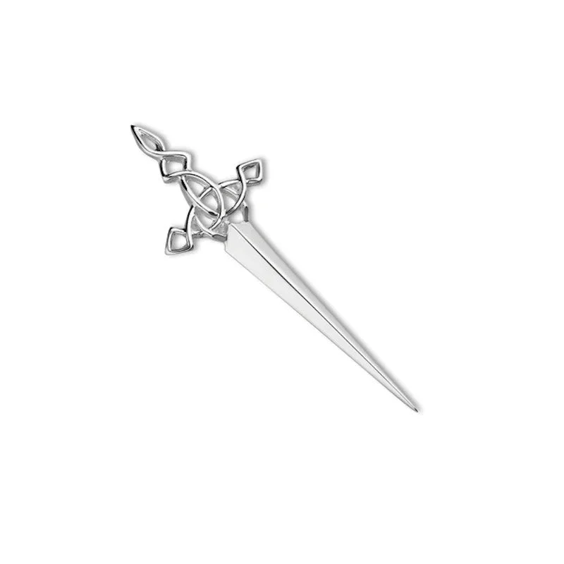 Celtic Silver Kilt Pin - B26