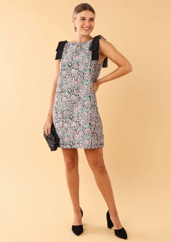 Michelle Dress Bursting Bloom Jacquard